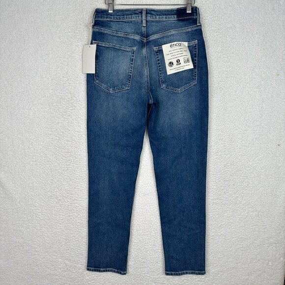 Ética Finn Slim Straight Jeans Marina Blue | Size 27 | NWT - Picture 10 of 15